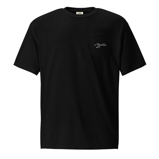 “Cursive” Rowdy Spur pocket t-shirt
