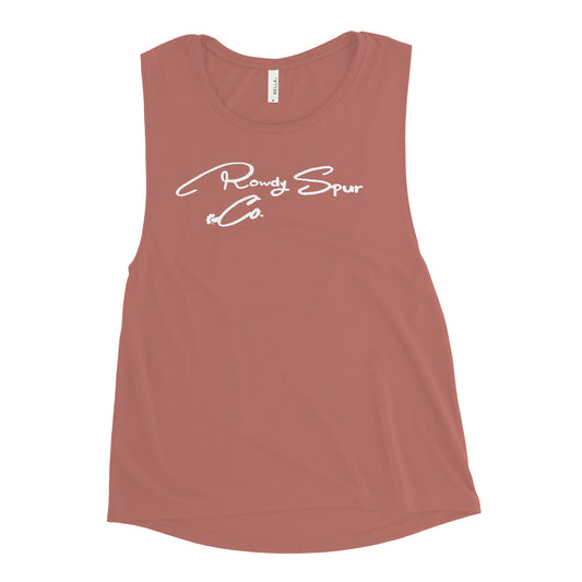 Rowdy Spur Ladies’ Muscle Tank top